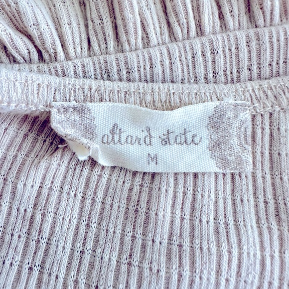 Altar’d State Women’s Medium Beige Long Sleeve Blouse - Picture 3 of 3